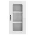 vidaXL Dvierka na umývačku Kalmar 2 ks Vysoký lesk bielej