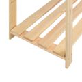 vidaXL Regály s 5 policami 10 ks 170x38x170 cm borovicový masív 500 kg