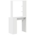 vidaXL Stôl Biela Kompozitné drevo 78,5 x 37 x 154,5 cm
