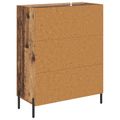 vidaXL Servírovacia skriňa Staré drevo 69,5 x 34 x 90 cm