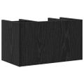 vidaXL Organizér na pult Čierny dub 44,5 x 24 x 25 cm Kompozitné drevo