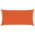 vidaXL Tieniaca plachta 160 g/m² obdĺžniková oranžová 3x6 m HDPE