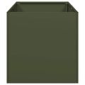 VidaXL kvetináč Olive Green 40x80x40 cm Oceľ valcovaná za studena
