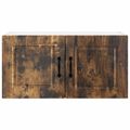 vidaXL Nástenná skrinka PORTO Dymová dub 80 x 31 x 40 cm