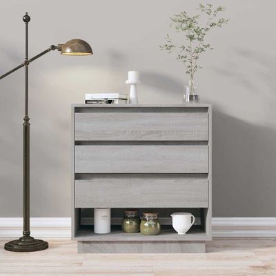 vidaXL Komoda sivá sonoma 70x41x75 cm spracované drevo