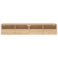 vidaXL TV nástenné skrinky 2 ks dub sonoma 80x30x30cm kompozitné drevo