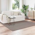 vidaXL Koberec do interiéru LUGO Krémová a taupe 120 x 120 cm