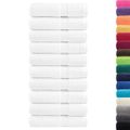 vidaXL Prémiové uteráky na ruky SOLUND 10 ks biele 50x100 cm 600 g/m2