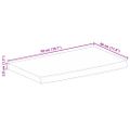 vidaXL Stolová doska živá hrana 50x30x3,8 cm masívne mango