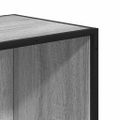 vidaXL Knižnica sivý dub sonoma 60x35x76 cm kompozitné drevo
