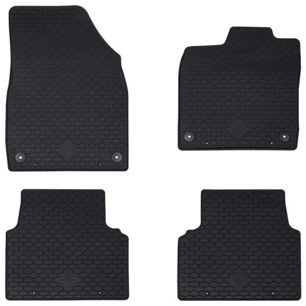 vidaXL Autokoberec 4 pcs Čierny vhodné pre VW ID.3 2019- Guma
