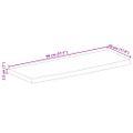 vidaXL Stolová doska 80x30x2,5 cm živý okraj masívny mangovník