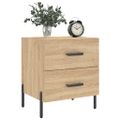 vidaXL Nočný stolík dub sonoma 40x35x47,5 cm kompozitné drevo