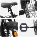 vidaXL BMX Bicykel 20 Palcov pre nad 9 rokov Čierna