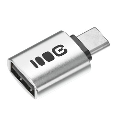 Green Cell ADGCCA1 OTG adaptér 2,4A USB-C na USB-A, prenos dát 480 Mbps, 12W, hliník