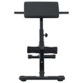 vidaXL Bench na hyperextenziu Čierna 100,5 x 70 x 78 cm