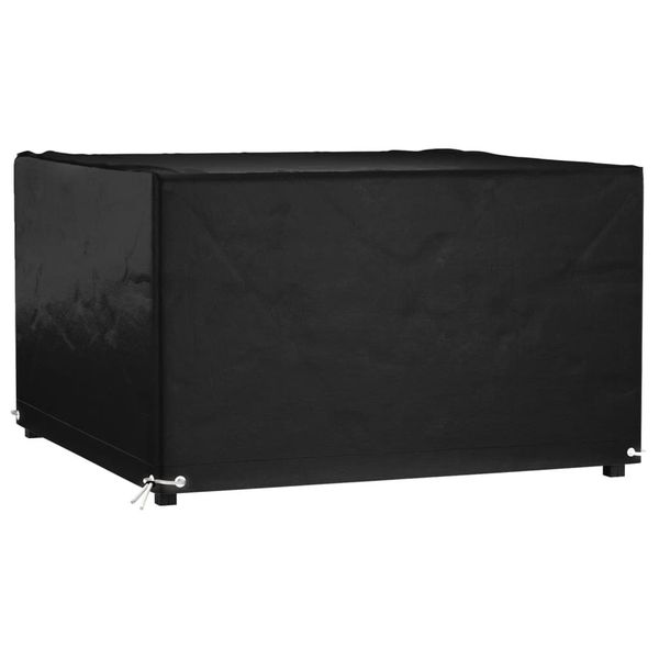 vidaXL Obal na záhradný nábytok, 8 očiek 132x132x80 cm, štvorcový