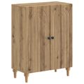 vidaXL Súprava kúpeľňových skríň v 2 kusoch ALKMAAR Dub artisan