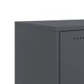 vidaXL TV skrinka antracit 100,5x39x43,5 cm oceľ
