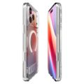 Spigen Ultra Hybrid ”S” Mag Magsafe puzdro pre iPhone 17 Pro Číre/Biele