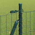 vidaXL Euro plot s betónovým podstavcom 10 x 1,5 m PVC potiahnutá oceľ