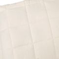 vidaXL Záťažová prikrývka bledokrémová 200x220 cm 13 kg látka