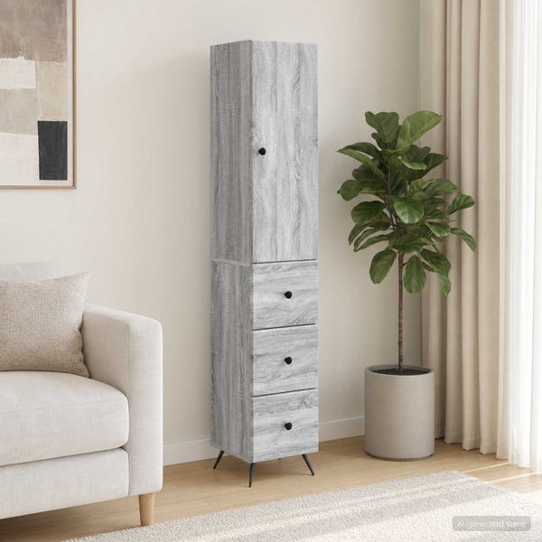 vidaXL Sada skríň 2 ks 34,5 x 34,5 x 90 cm Kompozitné drevo