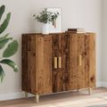 vidaXL Komoda staré drevo 90x34x80 cm kompozitné drevo