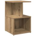 vidaXL Nočné skrinky 2 ks Dub Artisan 35x35x55 cm Konštrukčné drevo