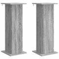 vidaXL Stojan na rastliny 2 ks Sivá sonoma 30,5 x 30 x 80,5 cm