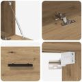 vidaXL Nástenná skrinka 100 x 36.5 x 35 cm Kompozitné drevo