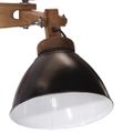 vidaXL Nástenné lampa 25 W čierna E27