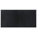 vidaXL Koberec obdĺžnikový čierny 100x200 cm bambus