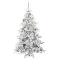 vidaXL Umelý Sklápací Vianočný Stromček Biela 180 cm PVC a oceľ