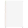 vidaXL Stôl biely 100x49x75 cm spracované drevo