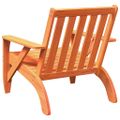 VidaXL záhradné stoličky Adirondack 2 ks Vosk Hnedá Masívne drevo