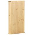 vidaXL Skrinka na CD Corona 52x17,5x103 cm borovicový masív