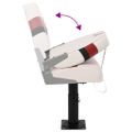 vidaXL Nastaviteľné podstavce na sedadlo do člna 2ks otočné o 360°