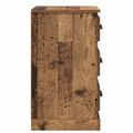 vidaXL Nočný stolík Staré drevo 39 x 39 x 67,5 cm Kompozitné drevo