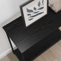 vidaXL Konzolový stôl Čierny dub 75 x 30.5 x 75 cm Kompozitné drevo