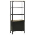 vidaXL Highboard Hnedá 70 x 35 x 180 cm Masívne mango drevo