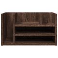 vidaXL Organizér na stôl hnedý dub 44,5x24x25 cm kompozitné drevo