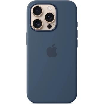 iPhone 16 Pro Silicone Case with MS - Denim