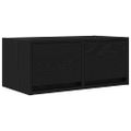 vidaXL TV stolíky 2 ks dub čierne 60x31x25,5 cm kompozitné drevo