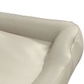 vidaXL Pelech pre psa béžový 120x100x27 cm umelá koža
