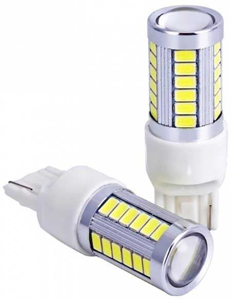 Žiarovka LED W2,5x16d (T25-3156) 12-24 V/ 5 W biela, 33x SMD5730