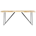 vidaXL Jedálenský stôl 180x90x76 cm mangový masív