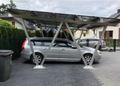 Solárny Carport SAPRO 2A15P hliníkový prístrešok pre 2 autá Solární Carport SAPRO 2A15P hliníkový přístřešek pro 2 auta