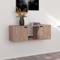 vidaXL TV skrinka, sivý dub sonoma 88,5x27,5x30,5 cm, kompozitné drevo