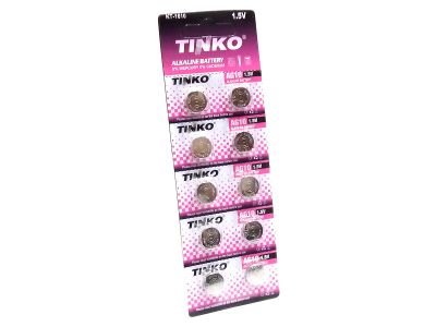 Gombíková batéria do hodiniek G10 TINKO AG10 Alkalínová
